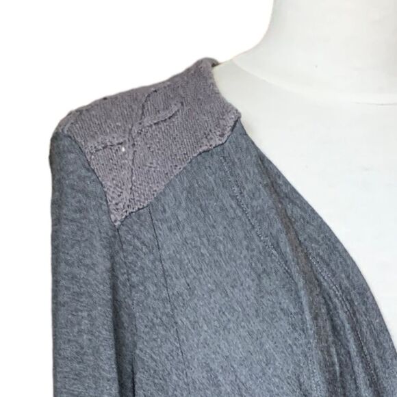 Chicos Zenergy Retreat Cable Knit Duster Cardigan Sweater Jacket Women’s L 2 - Picture 12 of 14